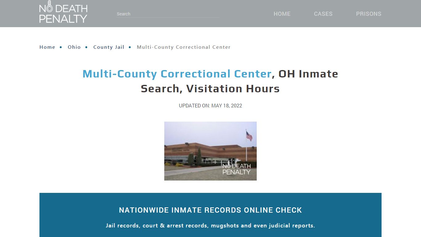 Multi-County Correctional Center, OH Inmate Search ...